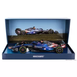   WILLIAMS  F1  FW45 TEAM WILLIAMS RACING GULF N 23 AUSTIN USA GP 2023 ALEXANDER ALBON  BLUE BLACK
