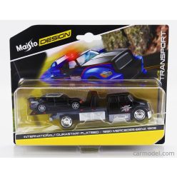   INTERNATIONAL  DURASTAR RAMP TRUCK WITH MERCEDES BENZ 190E 2.3 16V (W201) 1984  BLACK