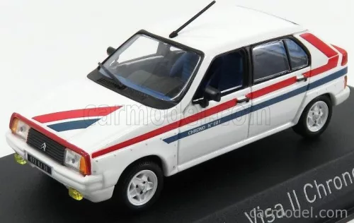 CITROEN  VISA II CHRONO 1982  WHITE RED BLUE