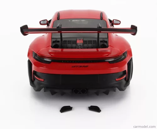 PORSCHE  911 992 GT3 RS COUPE 2023 - SILVER RIMS  RED BLACK