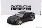 PORSCHE  PORSCHE 911 992 TURBO S COUPE 2022 - GOLD RIMS  BLACK