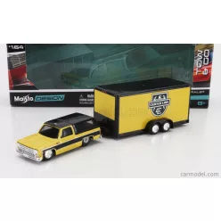   CHEVROLET  BLAZER K5 WITH TRAILER CAR TRANSPORTER 1979  YELLOW BLACK