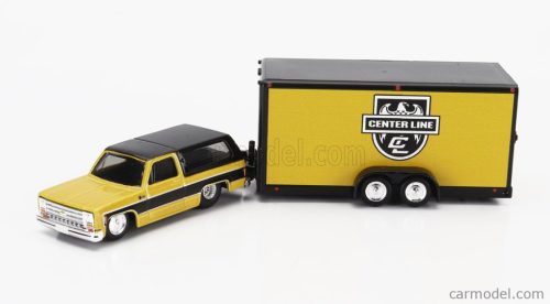 CHEVROLET  BLAZER K5 WITH TRAILER CAR TRANSPORTER 1979  YELLOW BLACK