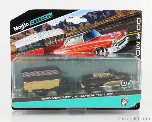 MERCURY  CABRIOLET WITH ROULOTTE 1950  GOLD BLACK