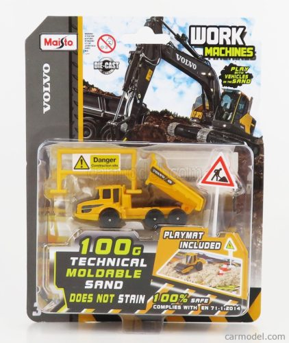 VOLVO  A25G TRUCK CASSONE RIBALTABILE 2010  YELLOW BLACK