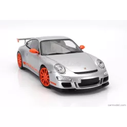 PORSCHE  911 997 GT3 RS COUPE 2007  SILVER RED