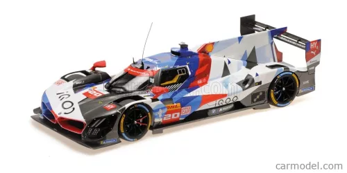 BMW  M HYBRID LMDH P66-3 4.0L TURBO V8 TEAM BMW WRT N 20 BAHRAIN TEST SEASON 2024 VALENTINO ROSSI  WHITE BLUE BLACK