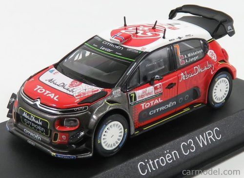 CITROEN  C3 WRC ABU DHABI N 7 RALLY POLOGNE 2017 A.MIKKELSEN - A.JAEGER