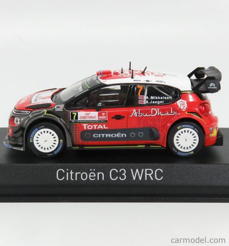 CITROEN  C3 WRC ABU DHABI N 7 RALLY POLOGNE 2017 A.MIKKELSEN - A.JAEGER