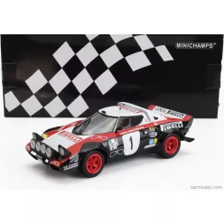   LANCIA  STRATOS HF PIRELLI (night version) N 1 WINNER RALLY DYNAVIT SAARLAND 1978 WALTER ROHRL - CHRISTIAN GEISTDORFER  RED BLACK WHITE