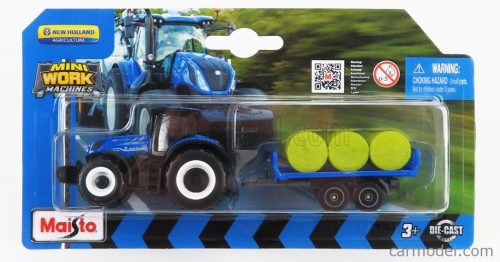 NEW HOLLAND  T7-315 TRACTOR WITH TRAILER 2018  BLUE GREEN