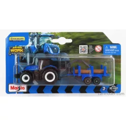 NEW HOLLAND  T7-315 TRACTOR WITH TRAILER 2018  BLUE WOOD