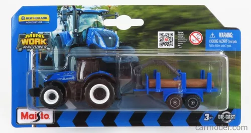 NEW HOLLAND  T7-315 TRACTOR WITH TRAILER 2018  BLUE WOOD