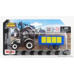VALTRA  Q305 TRACTOR WITH TRAILER 2018  WHITE BLUE YELLOW