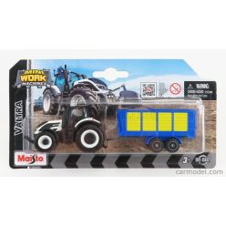 VALTRA  Q305 TRACTOR WITH TRAILER 2018  WHITE BLUE YELLOW