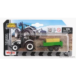 VALTRA  Q305 TRACTOR WITH TRAILER 2018  WHITE GREEN