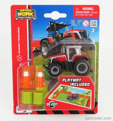 MASSEY FERGUSON  8S.265 TRACTOR WITH PLAYMAT 2020  RED GREY