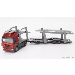 IVECO FIAT  STRALIS 540 TRUCK CAR TRANSPORTER 2009  RED GREY