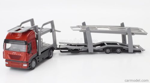 IVECO FIAT  STRALIS 540 TRUCK CAR TRANSPORTER 2009  RED GREY