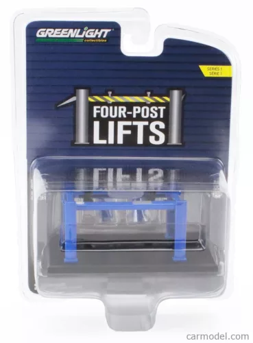 ACCESSORIES  GARAGE SET OFFICINA - PONTE SOLLEVATORE AUTO - FOUR POST LIFT  BLUE