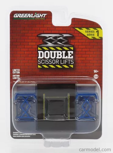 ACCESSORIES  GARAGE SET OFFICINA - PONTE SOLLEVATORE AUTO - TWO POST LIFT  BLUE