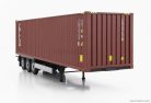 RIMORCHIO TRASPORTO CONTAINER kamion pótkocsi konténer