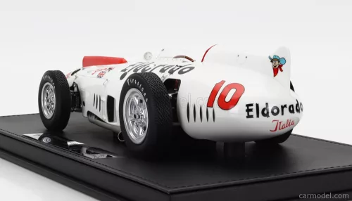 MASERATI  TIPO 420 M/58 ELDORADO N 10 500 MIGLIA MONZA 1958 STIRLING MOSS - RALPH LIGUORI  WHITE