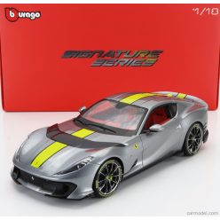   FERRARI  812 COMPETIZIONE 2021  GRIGIO COBURN YELLOW - GREY MET