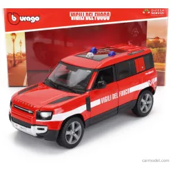   LAND ROVER  NEW DEFENDER 110 VIGILI DEL FUOCO 2022  RED WHITE