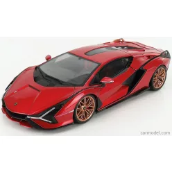 LAMBORGHINI  SIAN FKP 37 HYBRID 2020  RED MET