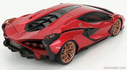 LAMBORGHINI  SIAN FKP 37 HYBRID 2020  RED MET