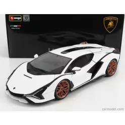 LAMBORGHINI  SIAN FKP 37 HYBRID 2020  WHITE BLACK