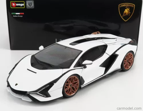 LAMBORGHINI  SIAN FKP 37 HYBRID 2020  WHITE BLACK