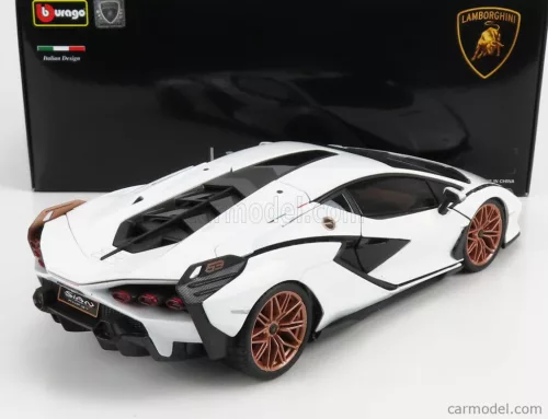 LAMBORGHINI  SIAN FKP 37 HYBRID 2020  WHITE BLACK