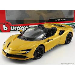   FERRARI  SF90 STRADALE HYBRID SPIDER 1000hp OPEN 2020  GIALLO MONTECARLO - YELLOW MET