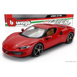   FERRARI  296 GTB HYBRID 830HP V6 2021 - EXCLUSIVE CARMODEL  ROSSO CORSA - RED