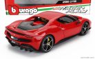 FERRARI  296 GTB HYBRID 830HP V6 2021 - EXCLUSIVE CARMODEL  ROSSO CORSA - RED