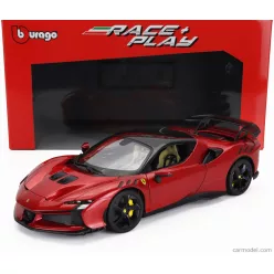 FERRARI  SF90XX STRADALE 2024  ROSSO MAGMA - RED MET BLACK