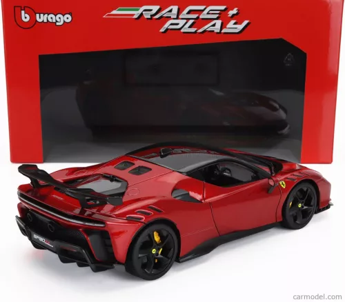 FERRARI  SF90XX STRADALE 2024  ROSSO MAGMA - RED MET BLACK