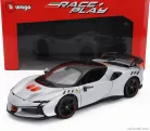 FERRARI  SF90XX STRADALE 2024  BIANCO ARTICO - WHITE MET ORANGE BLACK