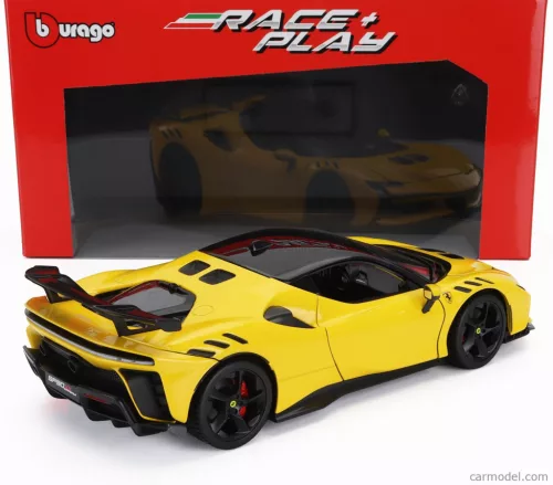 FERRARI  SF90XX STRADALE 2024  GIALLO MODENA - YELLOW BLACK