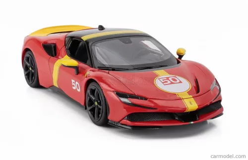 FERRARI  SF90 N 50 ASSETTO FIORANO 24h LE MANS LIVERY 2024  RED YELLOW BLACK