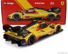 FERRARI  499P 3.0L TURBO V6 TEAM AF CORSE N  83 24h LE MANS 2024 ROBERT KUBICA - ROBERT SHWARTZMAN - YIFEI YE  YELLOW RED