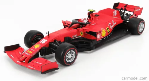 FERRARI  F1  SF1000 TEAM SCUDERIA FERRARI MISSION WINNOW N 16 2nd AUSTRIAN GP 2020 C.LECLERC - WITH SOFT RED WHEELS  MATT RED