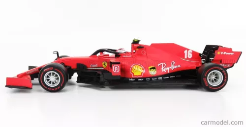 FERRARI  F1  SF1000 TEAM SCUDERIA FERRARI MISSION WINNOW N 16 2nd AUSTRIAN GP 2020 C.LECLERC - WITH SOFT RED WHEELS  MATT RED