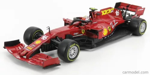 FERRARI  F1  SF1000 TEAM SCUDERIA FERRARI N 16 8th TOSCANA GP MUGELLO 1000th GP FERRARI F1 2020 C.LECLERC