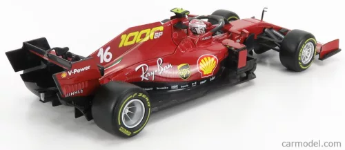 FERRARI  F1  SF1000 TEAM SCUDERIA FERRARI N 16 8th TOSCANA GP MUGELLO 1000th GP FERRARI F1 2020 C.LECLERC