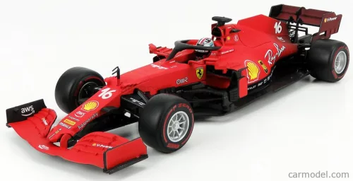 FERRARI  F1 SF21  TEAM SCUDERIA FERRARI MISSION WINNOW N 16 SEASON 2021 CHARLES LECLERC  MATT RED