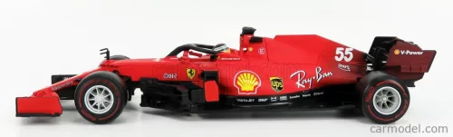 FERRARI  F1 SF21  TEAM SCUDERIA FERRARI MISSION WINNOW N 55 SEASON 2021 CARLOS SAINZ JR.  MATT RED