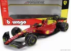 FERRARI  F1-75 SCUDERIA FERRARI N 55 4th MONZA GP ITALY 2022 CARLOS SAINZ - YELLOW WHEELS - FULL EXCLUSIVE CARMODEL  RED YELLOW